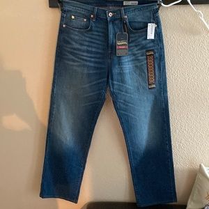 NWT Mens dress jeans relaxed 32x32